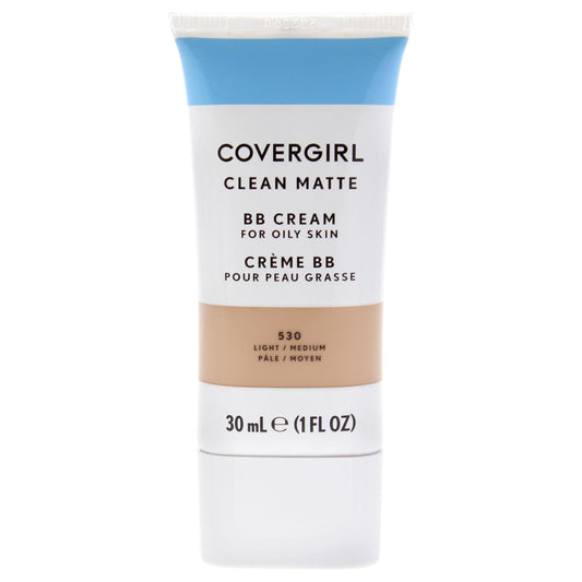 COVERGIRL front packaging showing clean matte BB cream for even, shine-free skin