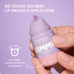 COVERGIRL bedside product in lifestyle scene promoting easy bedtime use