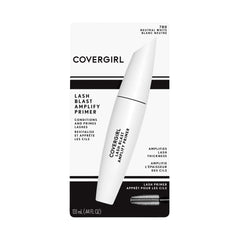 COVERGIRL creamy white primer texture close-up, smooth application and lightweight feel