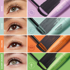 COVERGIRL product label showing key ingredients and vegan claims
