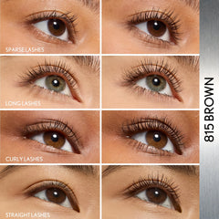 COVERGIRL mascara texture swipe showing smooth, clump-free application