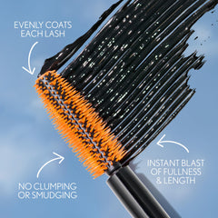 COVERGIRL wand close-up displaying brush shape for precise volumizing