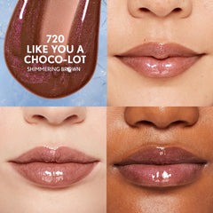 Covergirl swatch of Like You A Choco-Lot for color payoff benefit