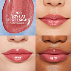 COVERGIRL texture swipe showing non-sticky gloss for smooth coverage