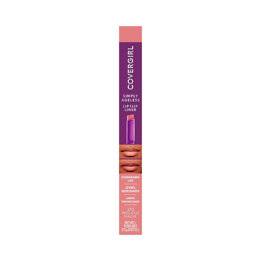 COVERGIRL close-up of wide angled tip for precise shaping and quick coverage benefit