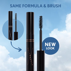 COVERGIRL mascara on model lashes demonstrating length and volume benefit