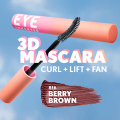 COVERGIRL mascara open cap detail focusing on brush angle and application control