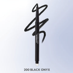 Covergirl mascara texture swatch displays fiber-rich formula