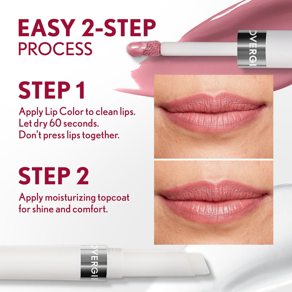 COVERGIRL Outlast beside common items for size comparison and travel-friendly portability