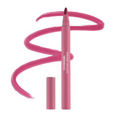 COVERGIRL Outlast front packaging showing Blushed Mauve shade and benefit of bold color