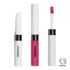 COVERGIRL Outlast open wand and applicator displaying precise color application benefit