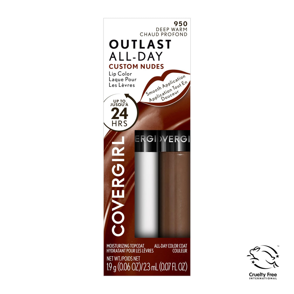 COVERGIRL Outlast in a makeup pouch lifestyle image showing everyday portability