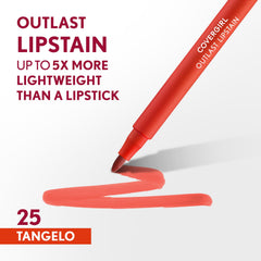 COVERGIRL Outlast pen tip closeup showing precise applicator for easy definition