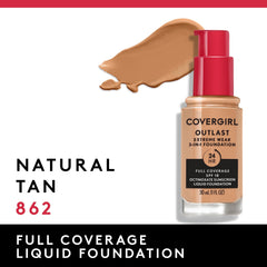 COVERGIRL texture swatch demonstrating smooth, blendable finish