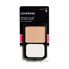 COVERGIRL compact front view showing sleek packaging and shade label for easy selection