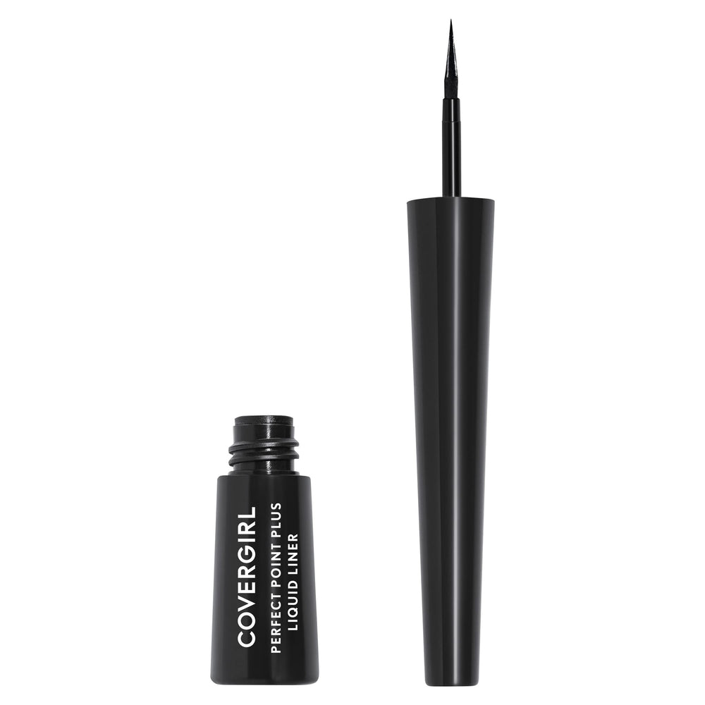 COVERGIRL front packaging showing Black Onyx and benefit of single-swipe pigment