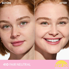 COVERGIRL pump dispensing tint demonstrating controlled application and minimal waste
