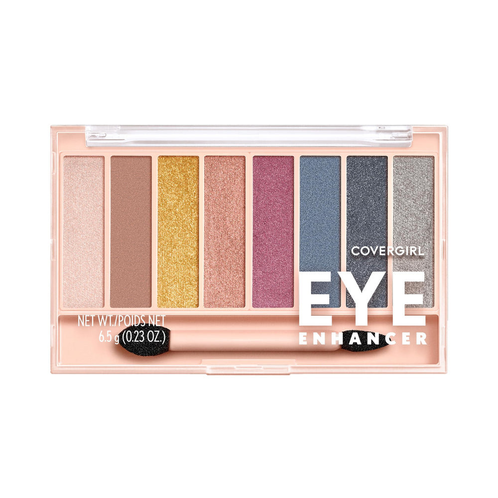 COVERGIRL palette front view showing nine royal-inspired shades for versatile looks