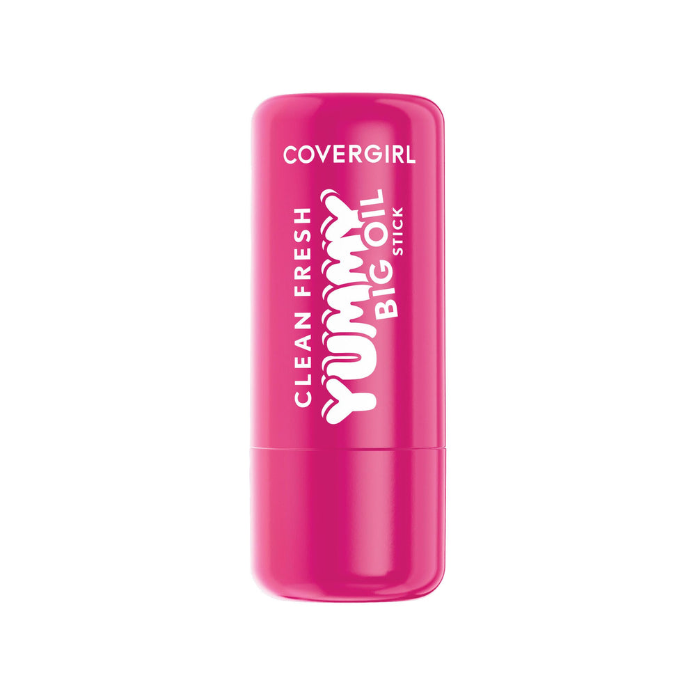 COVERGIRL flatlay of six shades, displays color range and flavor variety