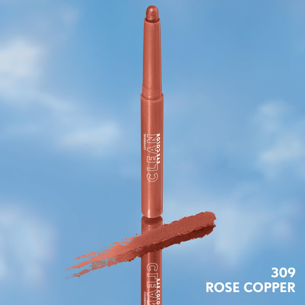 COVERGIRL rose copper stick in travel flatlay for quick touch-up benefit