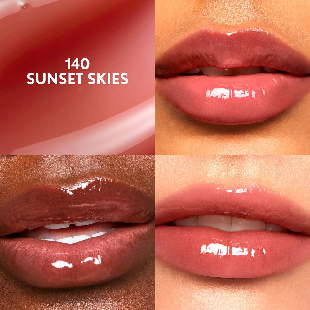 COVERGIRL swatches on forearm showing sheer tint and buildable color benefit