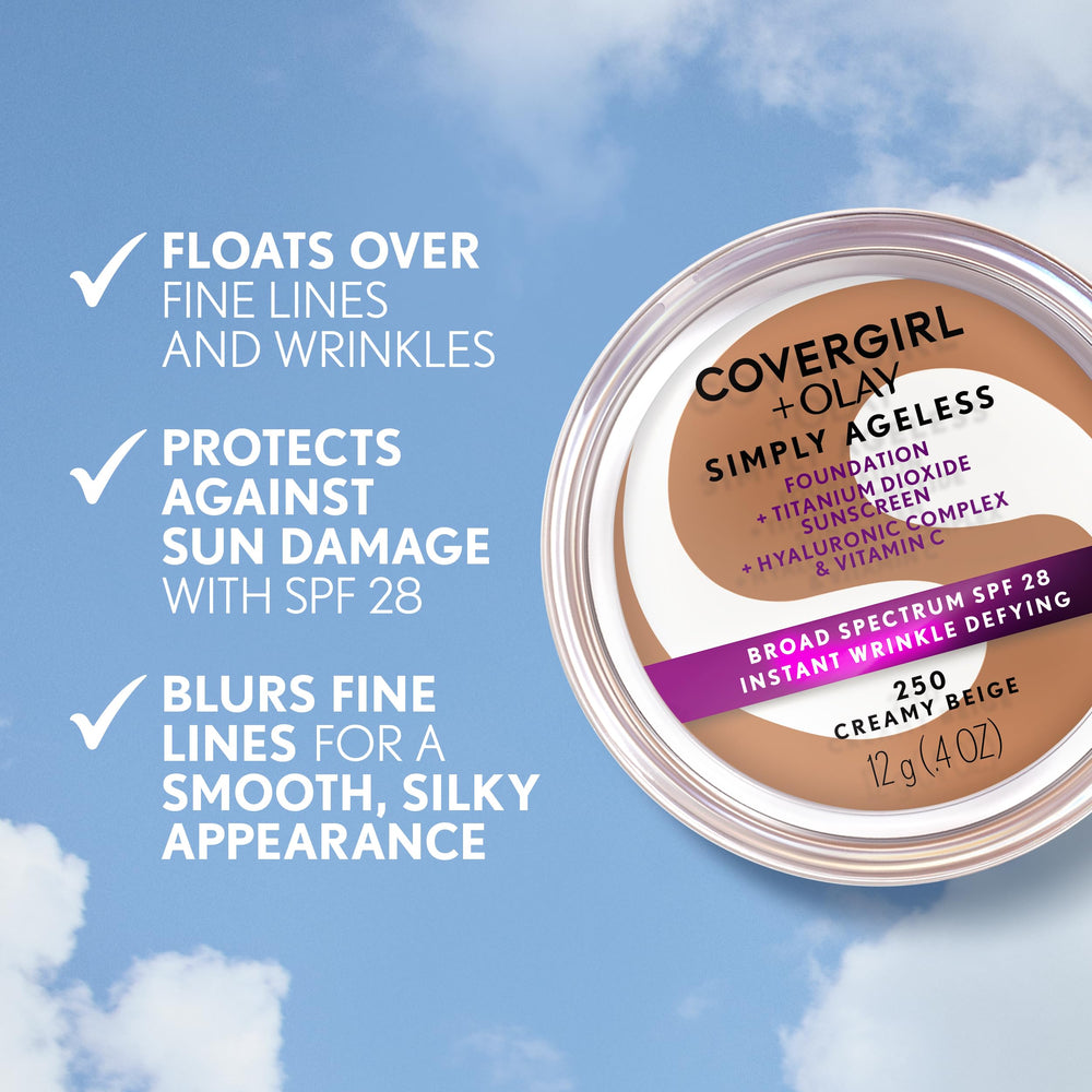 COVERGIRL blended application on hand illustrating natural, buildable coverage