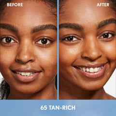 COVERGIRL gel texture close-up revealing water-rich formula for instant skin refreshment