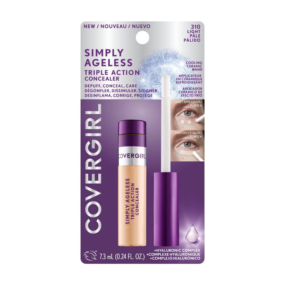 COVERGIRL concealer inside a makeup bag for quick on-the-go refresh