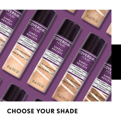 COVERGIRL Simply Ageless primer on a bathroom vanity lifestyle shot showing everyday use