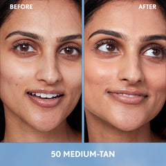 COVERGIRL gel texture close-up highlighting lightweight hydration effect