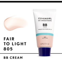 COVERGIRL cream texture close-up showing blendable lightweight finish