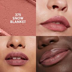 COVERGIRL Snow Blanket swatch on skin showing true-to-shade payoff