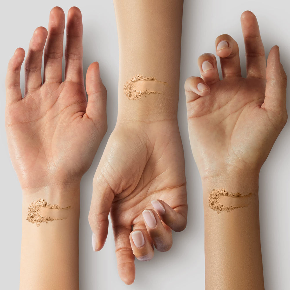 COVERGIRL Soft Honey swatch on skin for true color match