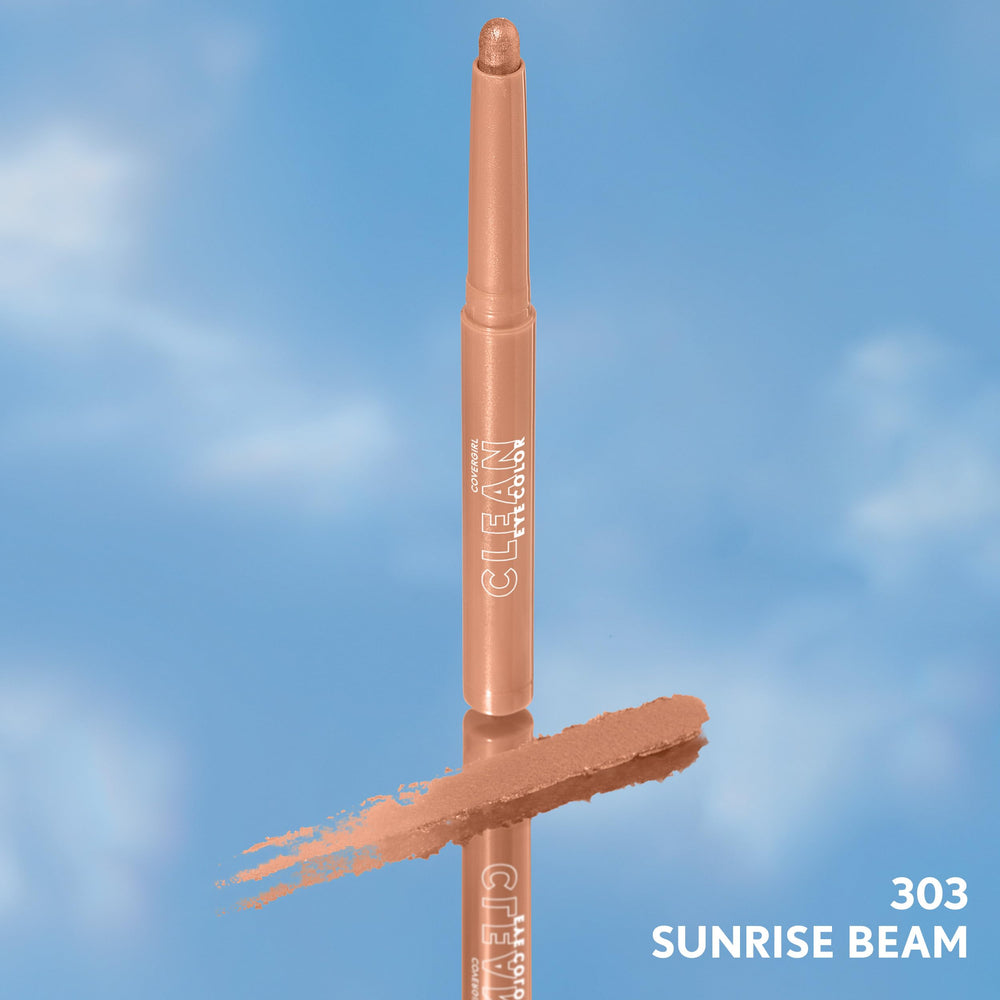 COVERGIRL Sunrise Beam on model in natural light showing wearable shimmer