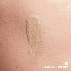 COVERGIRL texture swatch on hand showing blendability and lightweight feel
