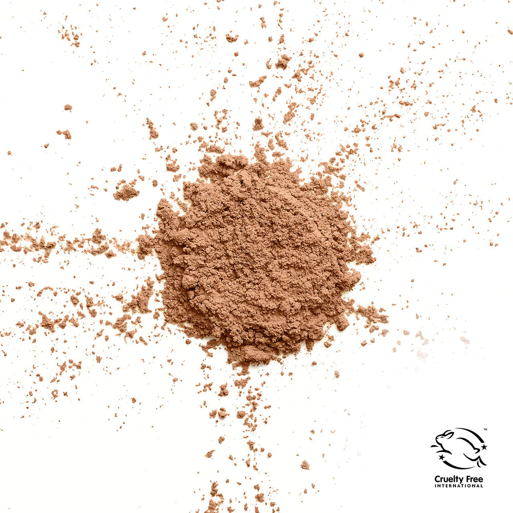 COVERGIRL application baking with sponge illustrating long-lasting set technique