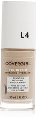 COVERGIRL TruBlend front packaging showing shade Classic Beige L4 and benefits