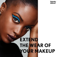 COVERGIRL primer placed on vanity with skincare items conveying daily routine compatibility