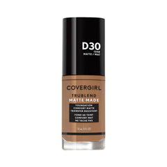 COVERGIRL bottle front packaging showing shade Bronze and benefit long-wear finish