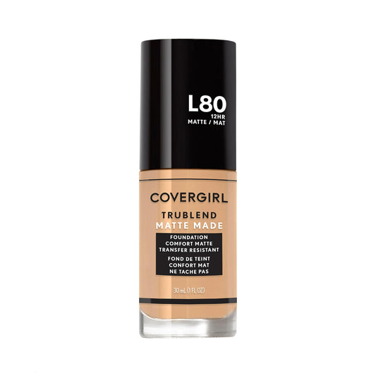 COVERGIRL front packaging showcasing foundation and shade label for easy selection