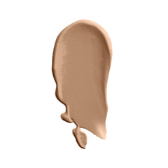 COVERGIRL texture swatch on skin showing smooth matte coverage benefit