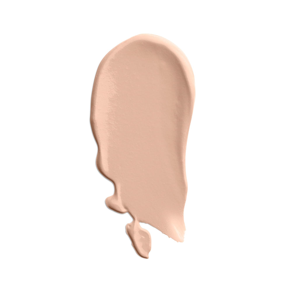 COVERGIRL Warm Beige swatch blended on skin showing true shade match and natural finish