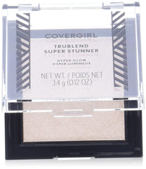 COVERGIRL front compact showing Pearl Crush highlighter and brand name for radiant finish