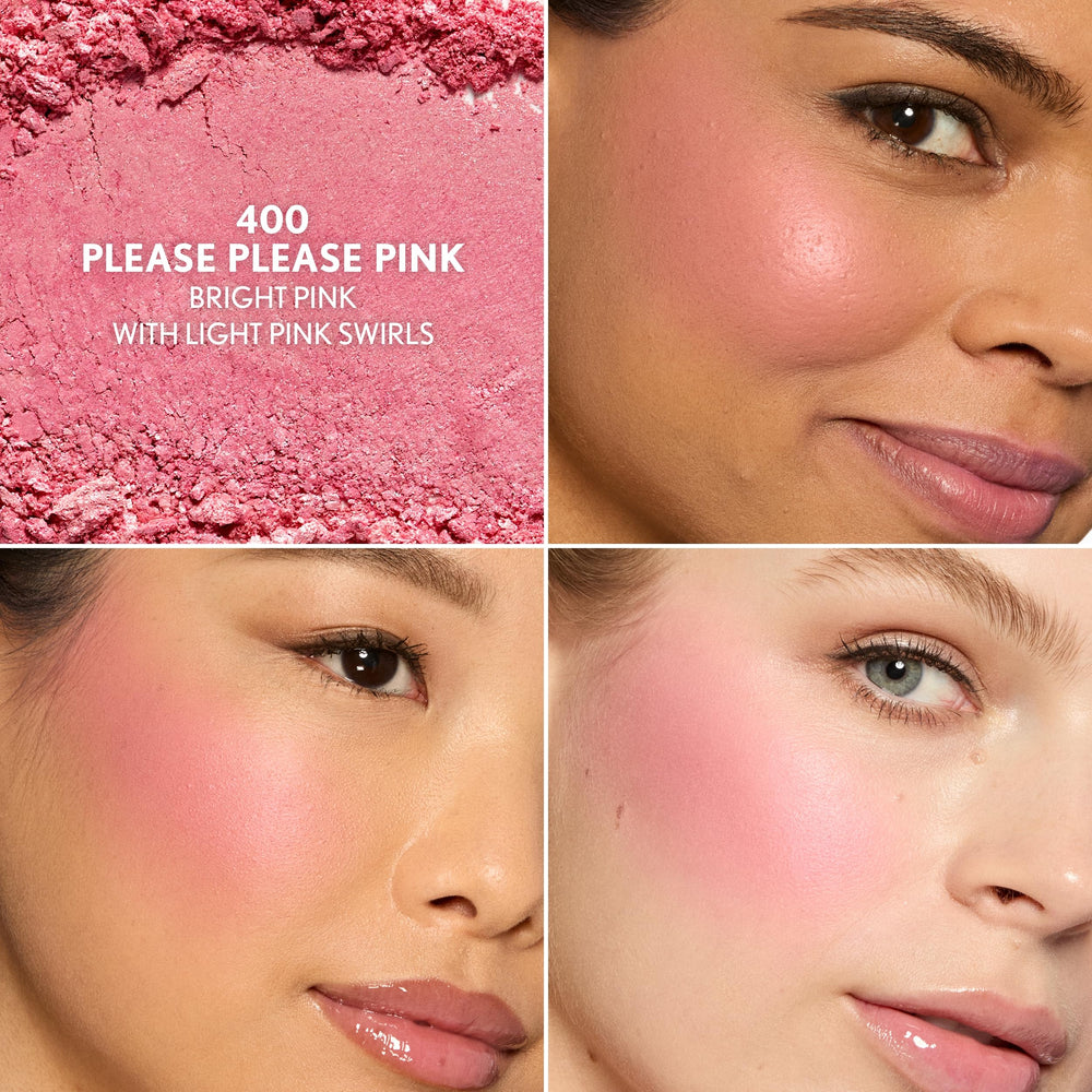 COVERGIRL open pan swirled shades showing luminous baked texture for multidimensional color