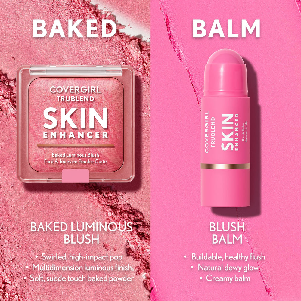 COVERGIRL compact held in hand showing size comparison and travel-friendly convenience