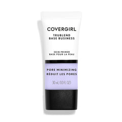COVERGIRL TruBlend primer front packaging showing product name and size, fast prep benefit