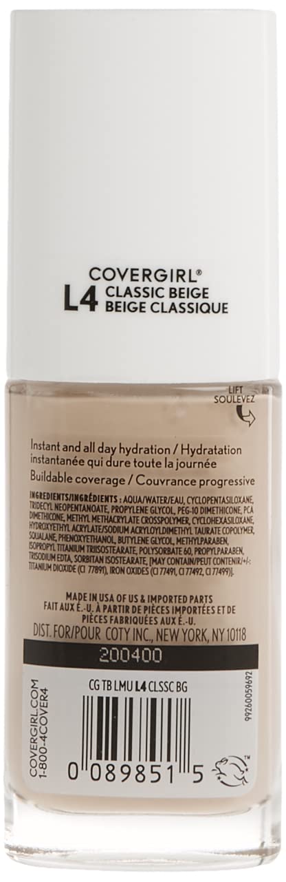COVERGIRL TruBlend texture close-up on pump illustrating smooth blendability