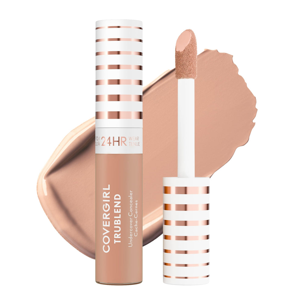 COVERGIRL bottle front view showing packaging and shade L900 benefits long wear