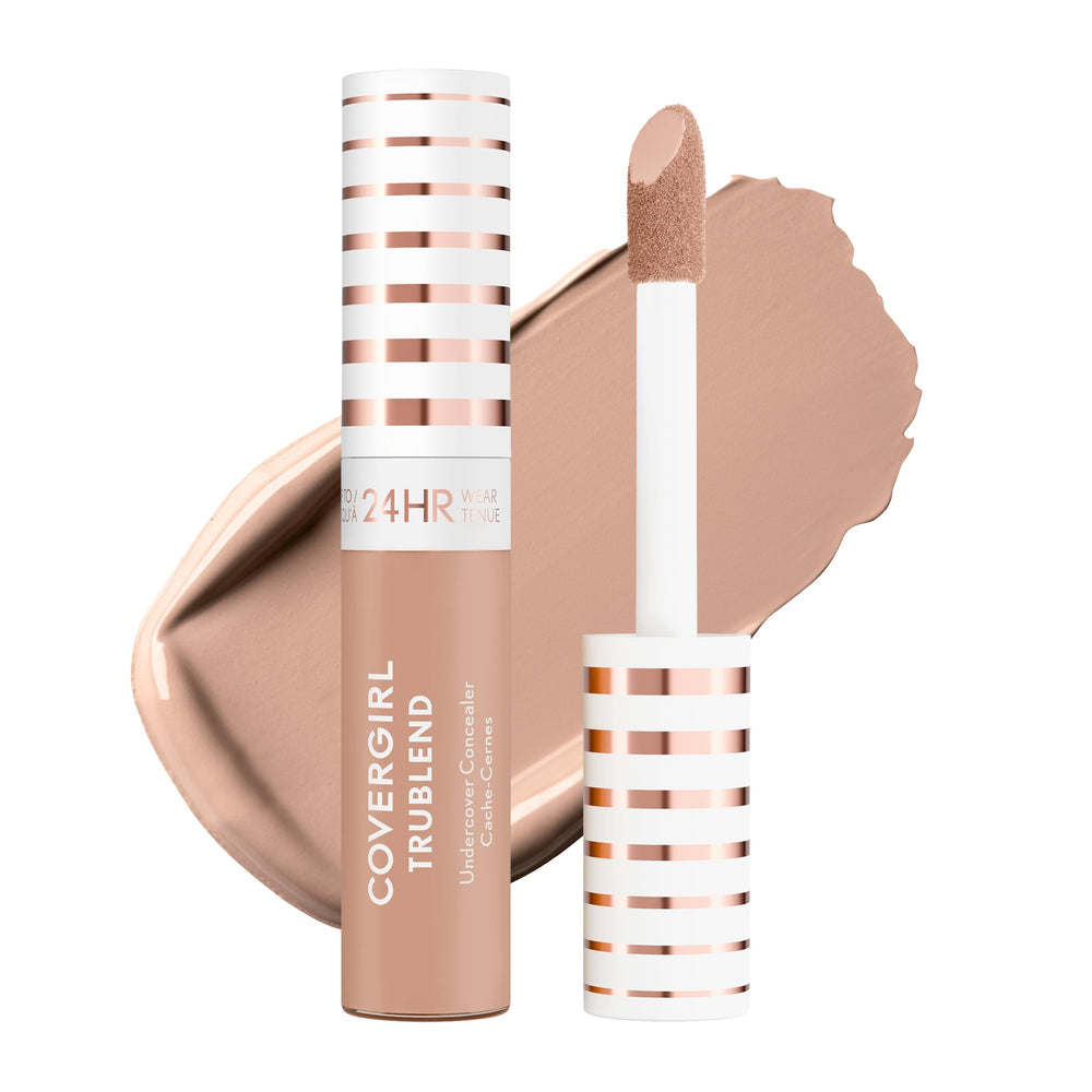 COVERGIRL product front packaging showing shade L700 natural ivory benefit long-wear