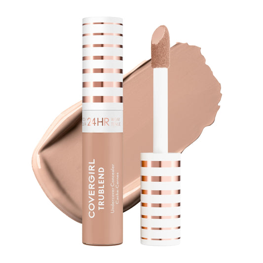 COVERGIRL product front packaging showing shade L700 natural ivory benefit long-wear